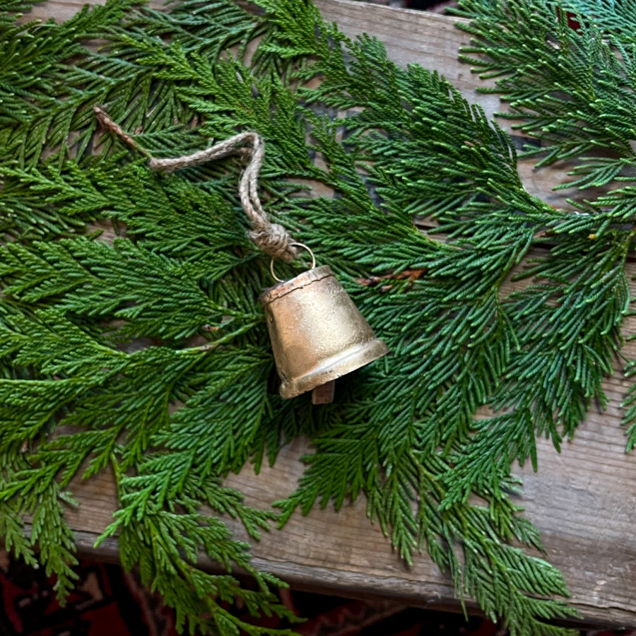 Rustic Bucket Bell Ornament