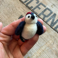 Felt Penguin, Black & White